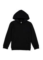 X1003Y Black Hoodie Front