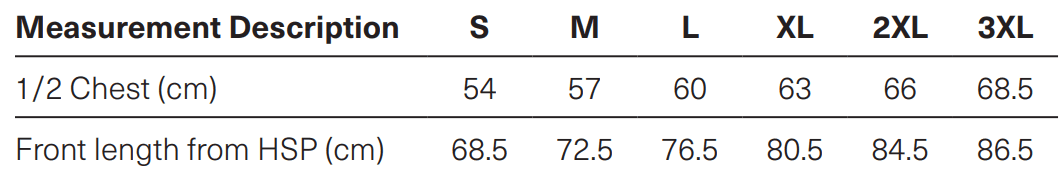 X2006M Sizing
